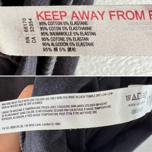 Free People Movement Hot Shot Onesie Washed Black Size Small - Picture 12 of 13